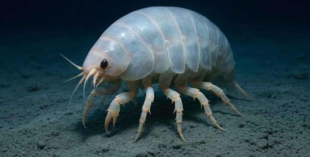 Anfípode gigante — Alicella gigantea — gigantismo abissal