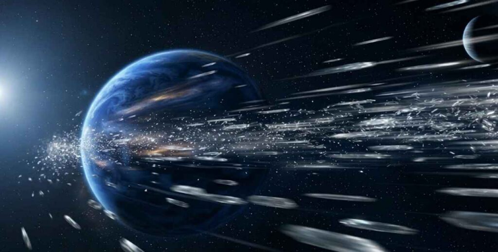 HD 189733 b — exoplaneta e chuva de partículas de vidro