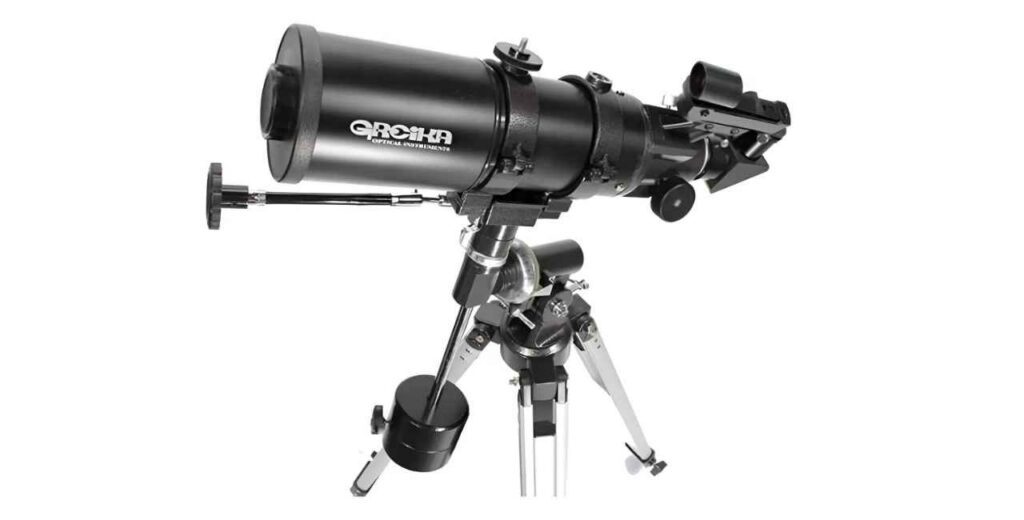 Melhores telescópios Telescopio Equatorial Refrator Bt40080eq Com Tripé greika