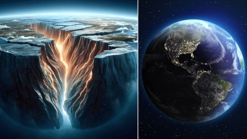 A terra está se partindo ao meio no fundo do oceano?