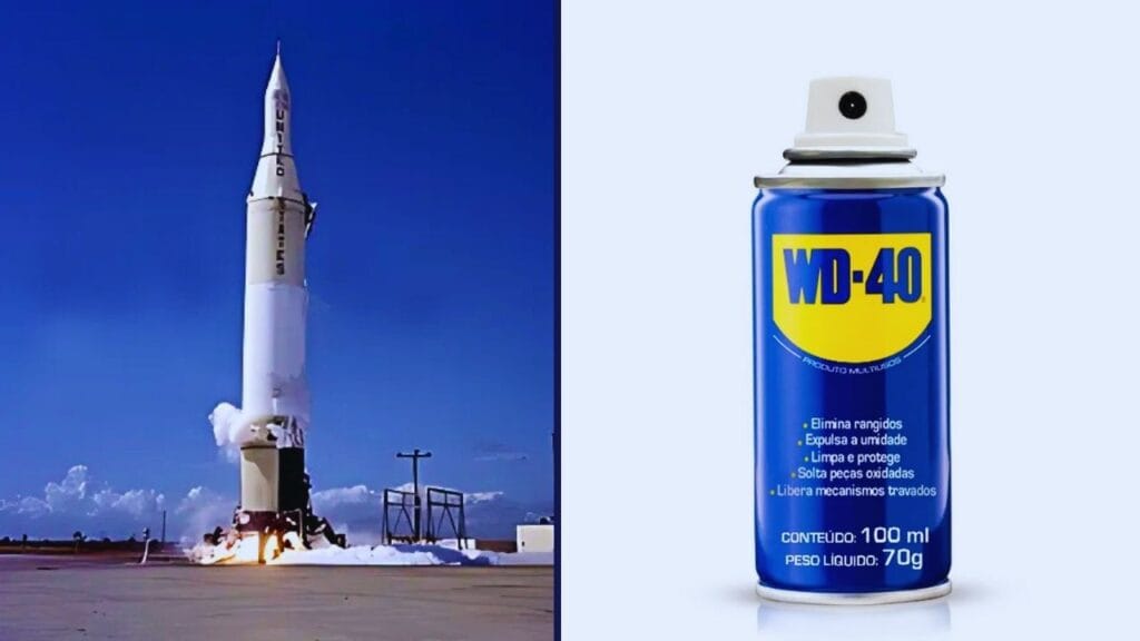 WD-40 foi criado por engenheiros para proteger mísseis da ferrugem.