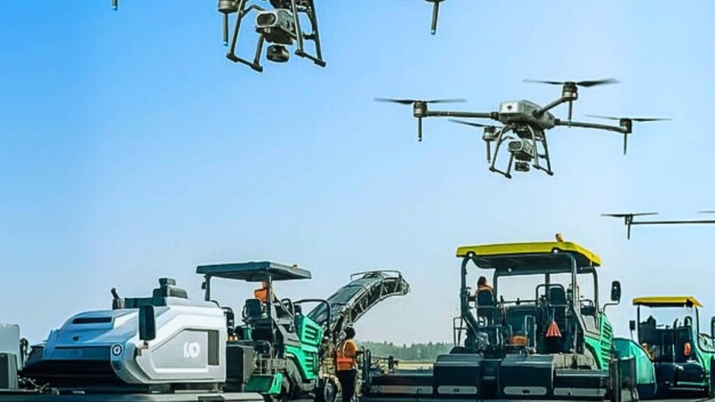 China constrói 158 km de rodovia com IA e robôs; sem presença humana no local