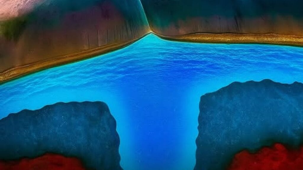 Oceano Escondido nas Profundezas da Terra