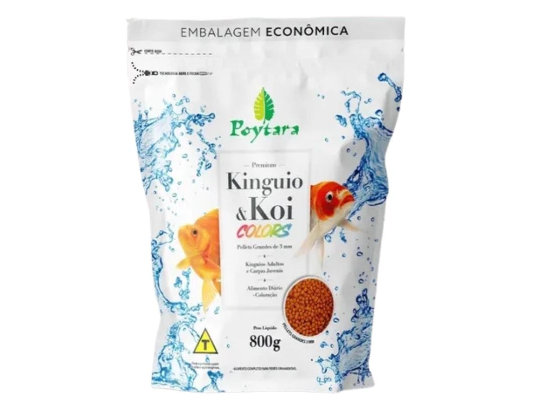 ração para kinguio peixe telescópio