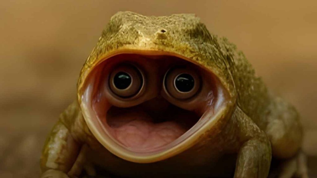 Rã com mutação rara desenvolve olhos dentro da boca e intriga cientistas ao desafiar nosso entendimento biológico (1)