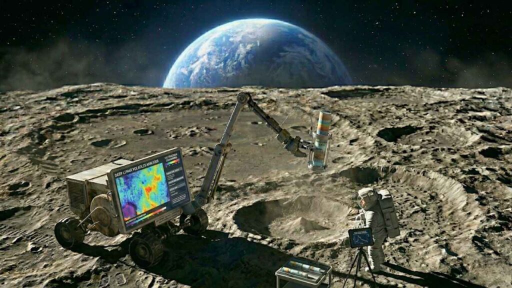 Descobertas no polo sul da Lua revelam pistas antigas do Sistema Solar